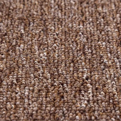 Килимчета против подхлъзване за стълби 15 pcs Кафяво 60 x 25 cm