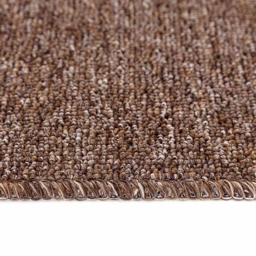 Килимчета против подхлъзване за стълби 15 pcs Кафяво 60 x 25 cm