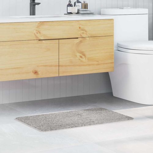 Килимче за баня с антихлъзгаща повърхност Сив 50 x 80 cm ПП