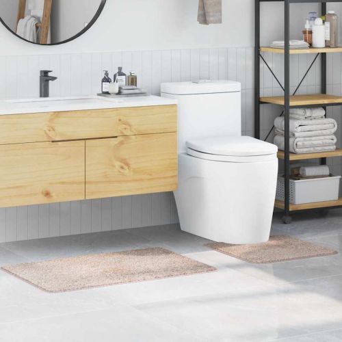 Комплект антислип килими за баня 2 pcs Крем ПП
