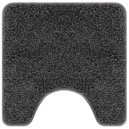 Комплект антислип килими за баня 3 pcs Тъмносив ПП