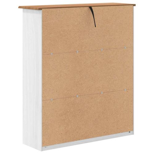 хранилка ASKIM 91 x 30 x 104 см Масивна борова дървесина