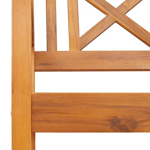 Градинска пейка Кафяво 110 x 56 x 90 см Солидно акациево дърво