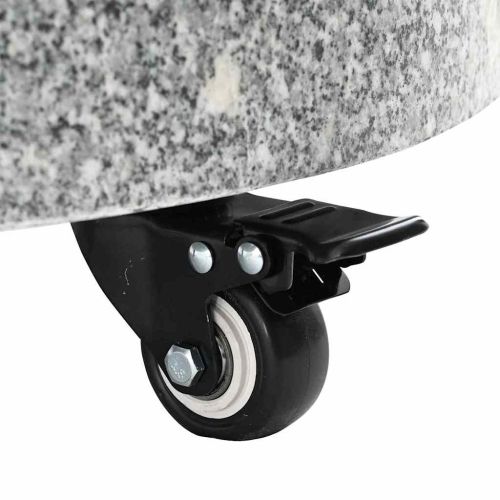 Основа за чадър Сив 45 x 45 x 45 cm Гранит и Неръждаема Стомана