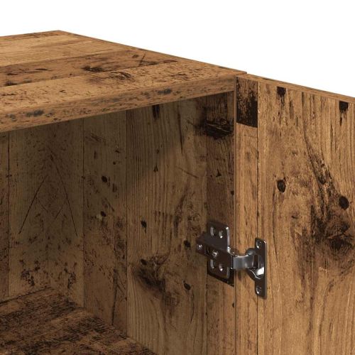 ТB шкафове, 2 бр, старо дърво, 30,5x30x60 см, инженерно дърво