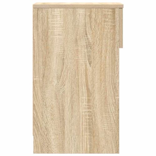 Нощни шкафчета с чекмеджета, 2 бр, дъб сонома, 20x36x60 см