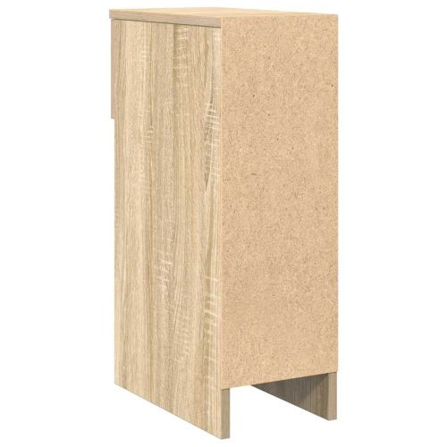 Нощни шкафчета с чекмеджета, 2 бр, дъб сонома, 20x36x60 см