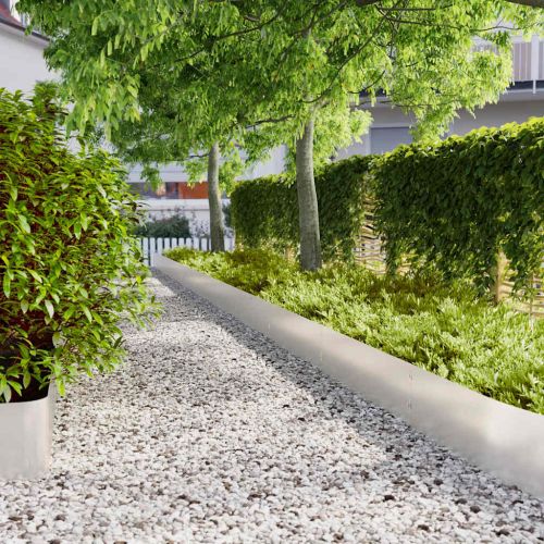 Кантчета за тревни площи 10 бр. 25x103 см Неръждаема стомана