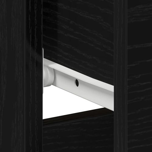 Нощен шкаф 2 pcs Черния дъб 40 x 40 x 50 cm Инженерно дърво