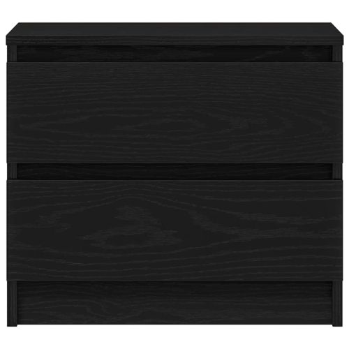 Нощен шкаф 2 pcs Черния дъб 50 x 40 x 43,5 см Инженерно дърво