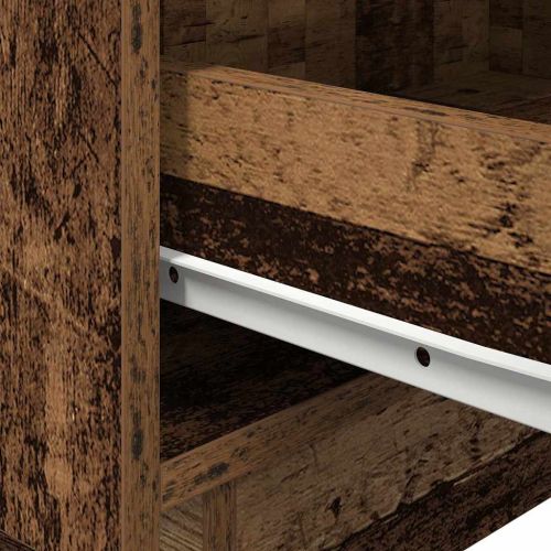 Нощен шкаф 2 pcs Старо дърво 45 x 40 x 55 см Инженерно дърво