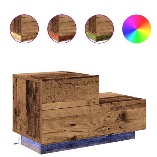 Нощен шкаф Старо дърво 70 x 36 x 40,5 см Инженерно дърво