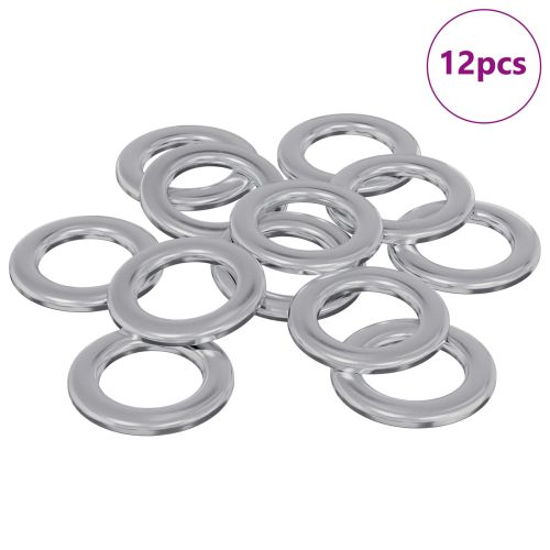 Шайби 12 pcs Сребрист 10 x 10 x 0,8 мм Желязо