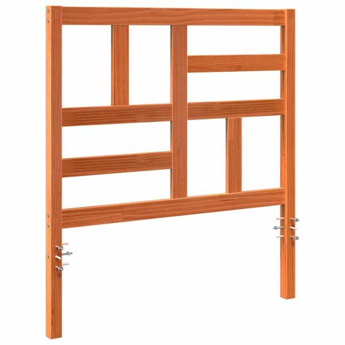 Главня за легло Кафяво с восъчно покритие 80,5 x 4 x 104 см