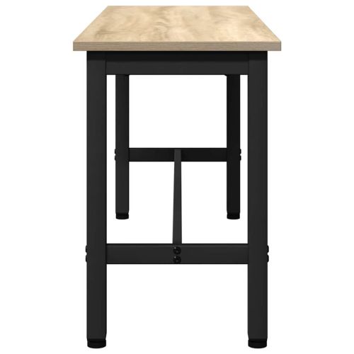 Пейка за хранене 2 pcs Сонома дъб 100 x 32,5 x 48,5 см