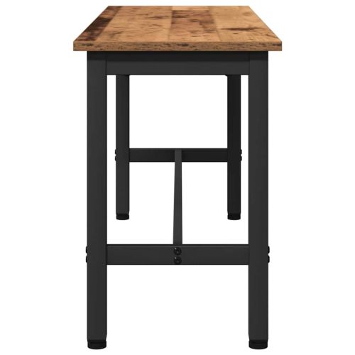 Пейка за хранене 2 pcs Старо дърво 100 x 32,5 x 48,5 см