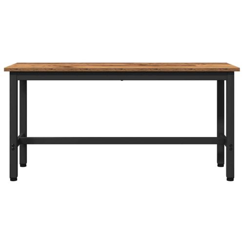 Пейка за хранене 2 pcs Старо дърво 100 x 32,5 x 48,5 см