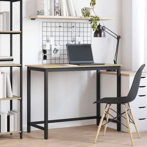 Маса Сонома дъб 80 x 50 x 76,5 см Инженерна дървесина и стомана