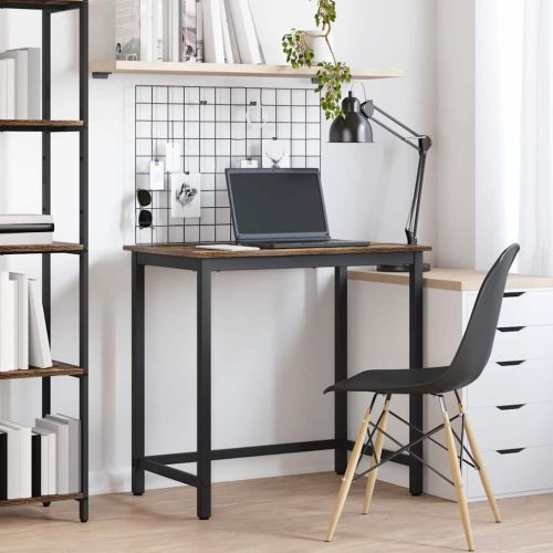 Маса Димян дъб 100 x 50 x 76,5 см Инженерна дървесина и стомана