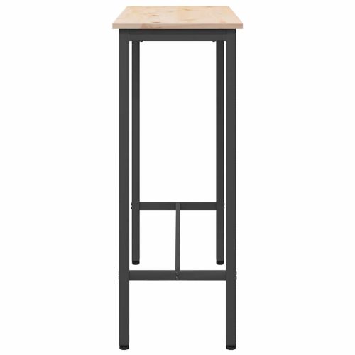 Маса Естествен 100 x 40 x 101 см Инженерна дървесина и стомана