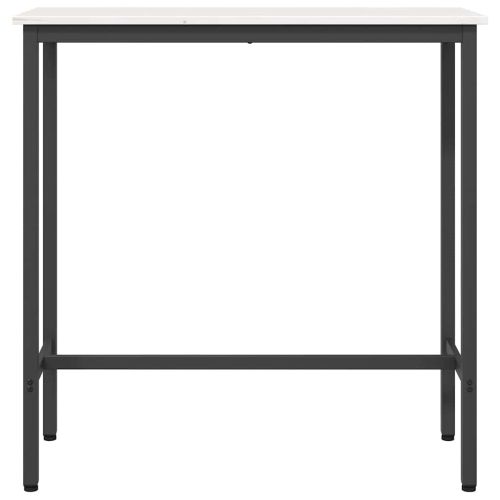 Маса Бяло 100 x 40 x 101 см Инженерна дървесина и стомана