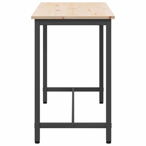 Маса Естествен 100 x 50 x 77 см Инженерна дървесина и стомана