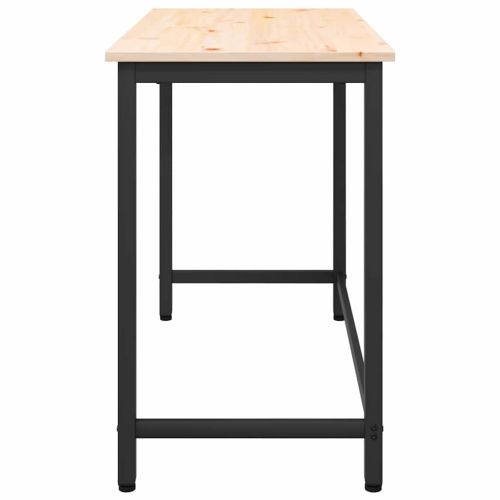 Маса Естествен 100 x 50 x 77 см Инженерна дървесина и стомана