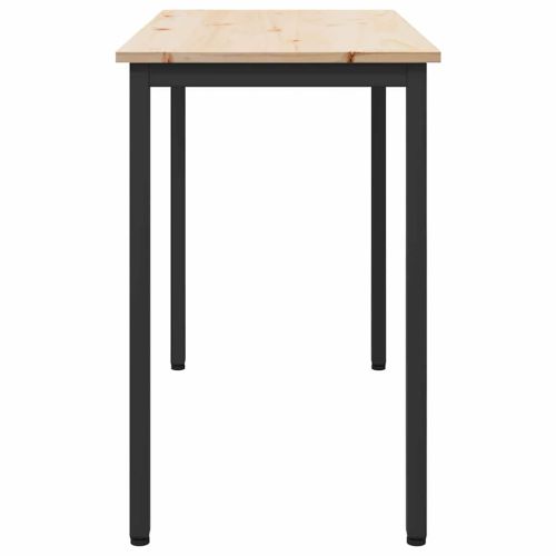 Маса Естествен 100 x 50 x 77 см Инженерна дървесина и стомана