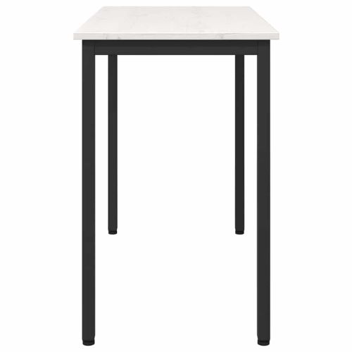 Маса Бяло 100 x 50 x 77 см Инженерна дървесина и стомана