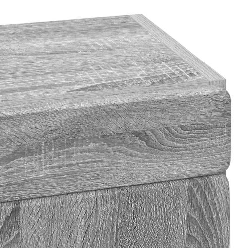 Банен стенен шкаф с рафт TULUM Сив Сонома 37 x 24,5 x 86 см