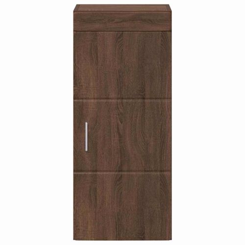 Банен стенен шкаф с рафт TULUM Кафяв дъб 37 x 24,5 x 86 см