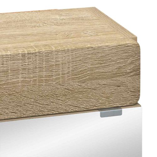 Шкаф с огледало за баня TULUM Сонома дъб 60 x 16,5 x 78 см