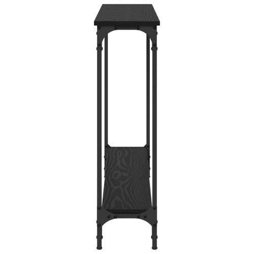 Конзолна маса Черния дъб 100 x 22,5 x 75 см Инженерно дърво