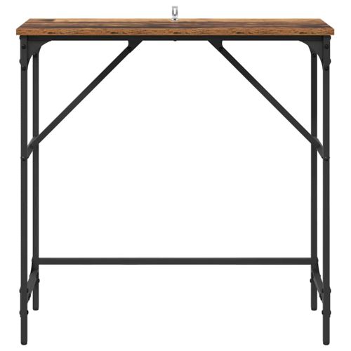 Конзолна маса Старо дърво 75 x 32 x 75 см Инженерно дърво