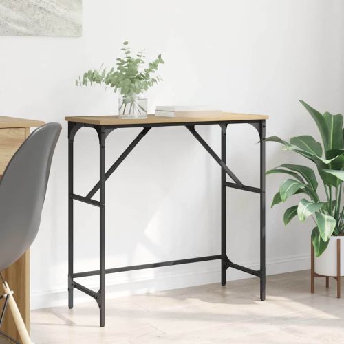 Конзолна маса Дъб 75 x 32 x 75 см Инженерно дърво