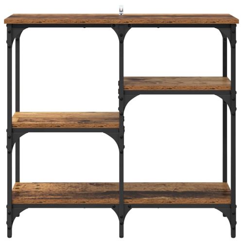 Конзолна маса Старо дърво 80 x 29 x 75 см Инженерно дърво