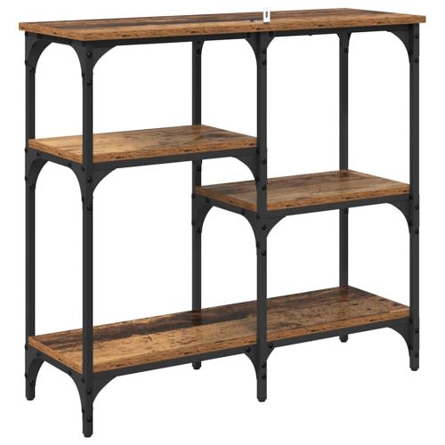 Конзолна маса Старо дърво 80 x 29 x 75 см Инженерно дърво