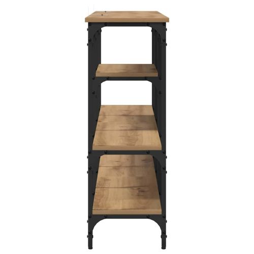 Конзолна маса дъб артизан 160 x 29 x 80 см Инженерно дърво