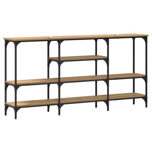 Конзолна маса дъб артизан 160 x 29 x 80 см Инженерно дърво