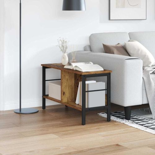 Рафт за книги Старо дърво 82 x 32 x 47 см Инженерно дърво