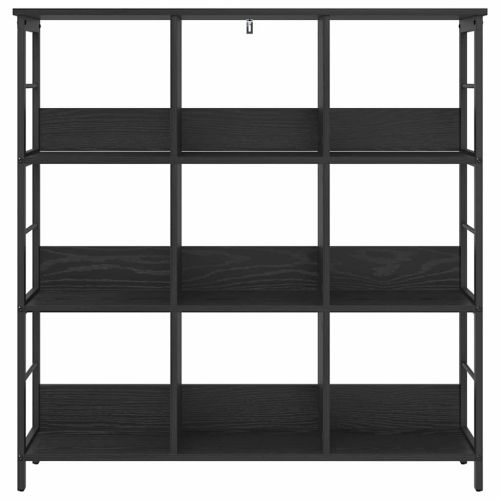 Рафт за книги Черния дъб 102 x 32 x 104,5 см Инженерно дърво