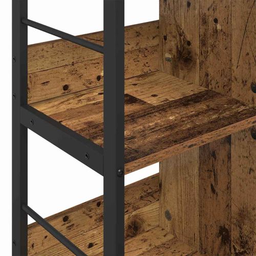 Рафт за книги Старо дърво 102 x 32 x 72,5 см Инженерно дърво