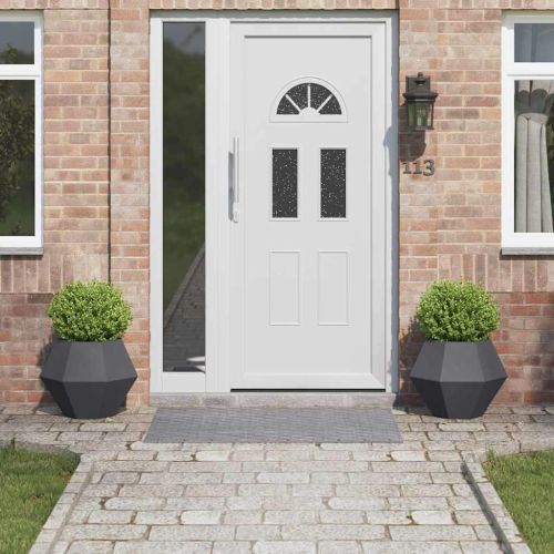 Кашпа 2 pcs Антрацит 50 x 50 x 40 cm Стомана