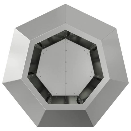 Кашпа Сребрист 50 x 50 x 40 cm Галванизирана стомана