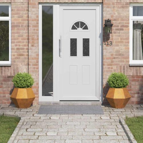 Кашпа 2 pcs Ръждясало 50 x 50 x 40 cm Патинираща стомана