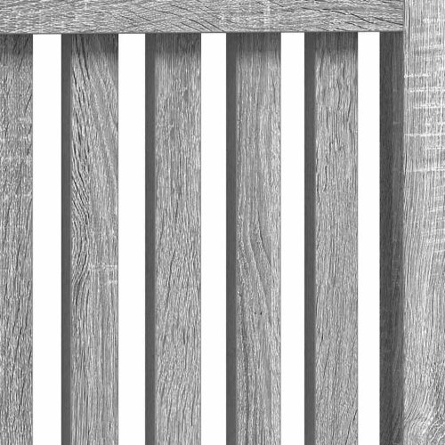 Калъф за радиатор Сив Сонома 172 x 19 x 81,5 cm Инженерно дърво