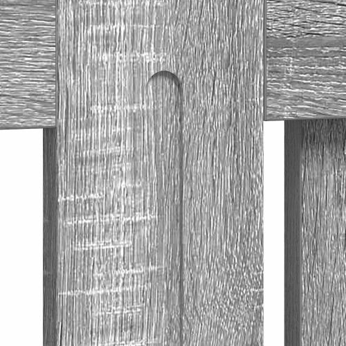 Калъф за радиатор Сив Сонома 152 x 19 x 81,5 cm Инженерно дърво