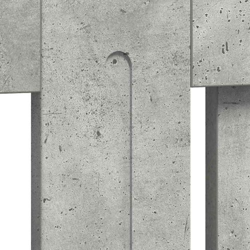 Калъф за радиатор Циментено сиво 78 x 19 x 81,5 cm