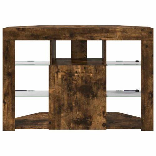 Ъглов кабинет за LED телевизор Димян дъб 100x40x68см