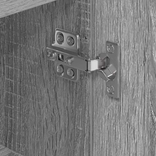 Ъглов кабинет за LED телевизор Сив Сонома 100x40x68см